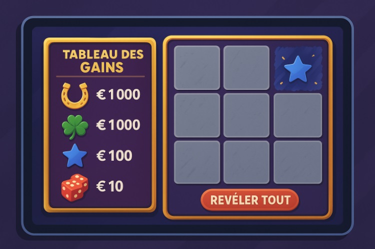 Jeux de grattage à jackpot instantané : comprendre les mécaniques de « reveal all »